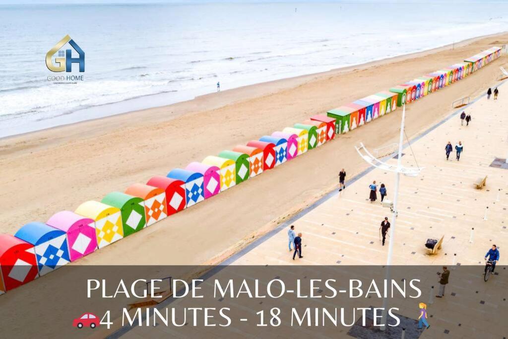 *Le Duplex De Ronsard*Plage Et Centre-Ville Dunkirk Exteriér fotografie
